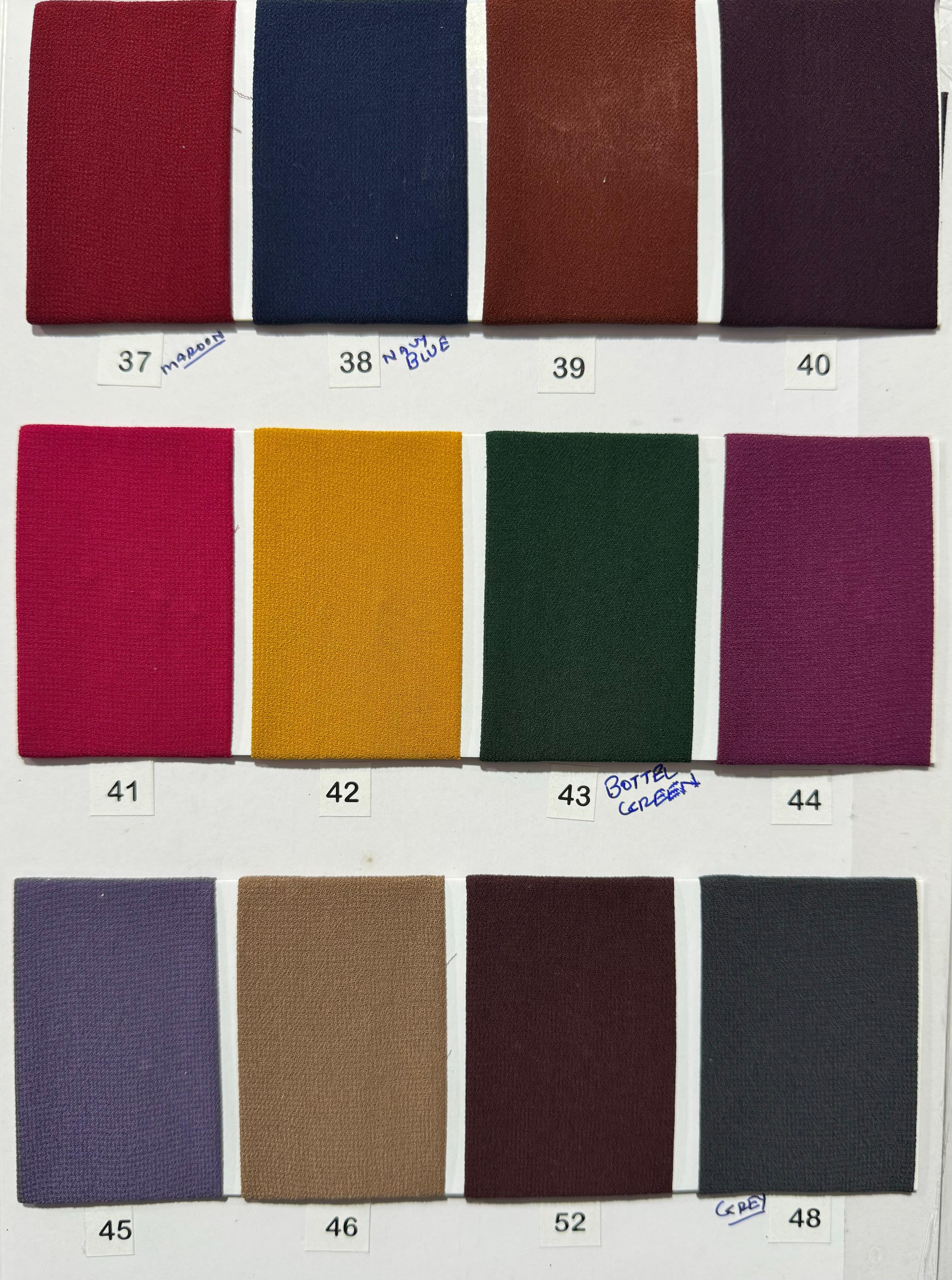 Cotton Scarf - Deep Navy